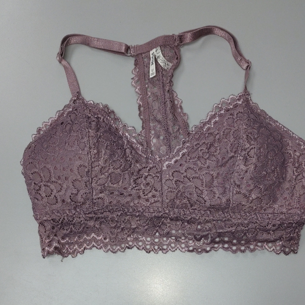 Mudd Lace Bralette in Dusty Purple